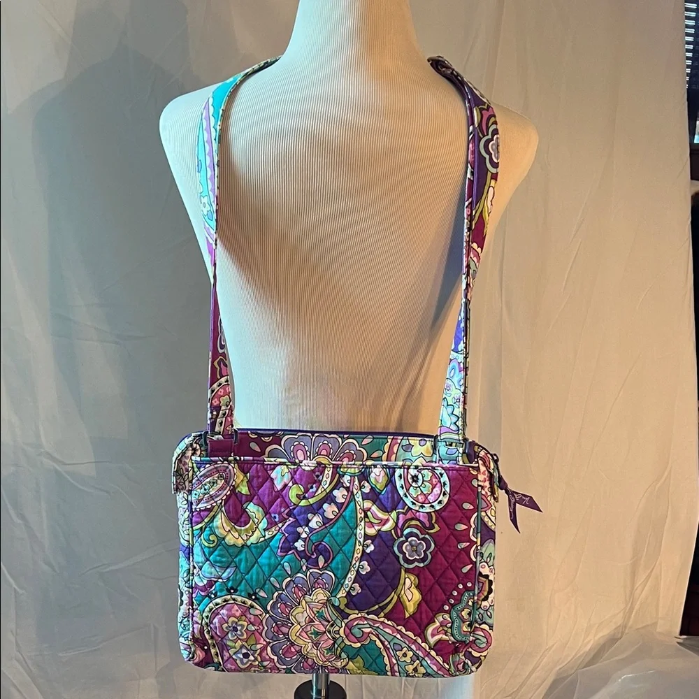 Vera Bradley Purple and Blue Laptop Bag - Picture 7 of 13